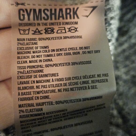 Gymshark Women Slounge Knit Sweatpants Joggers Charcoal Gray Sz Small - Picture 5 of 5